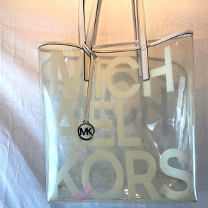 Michael Kors clear tote